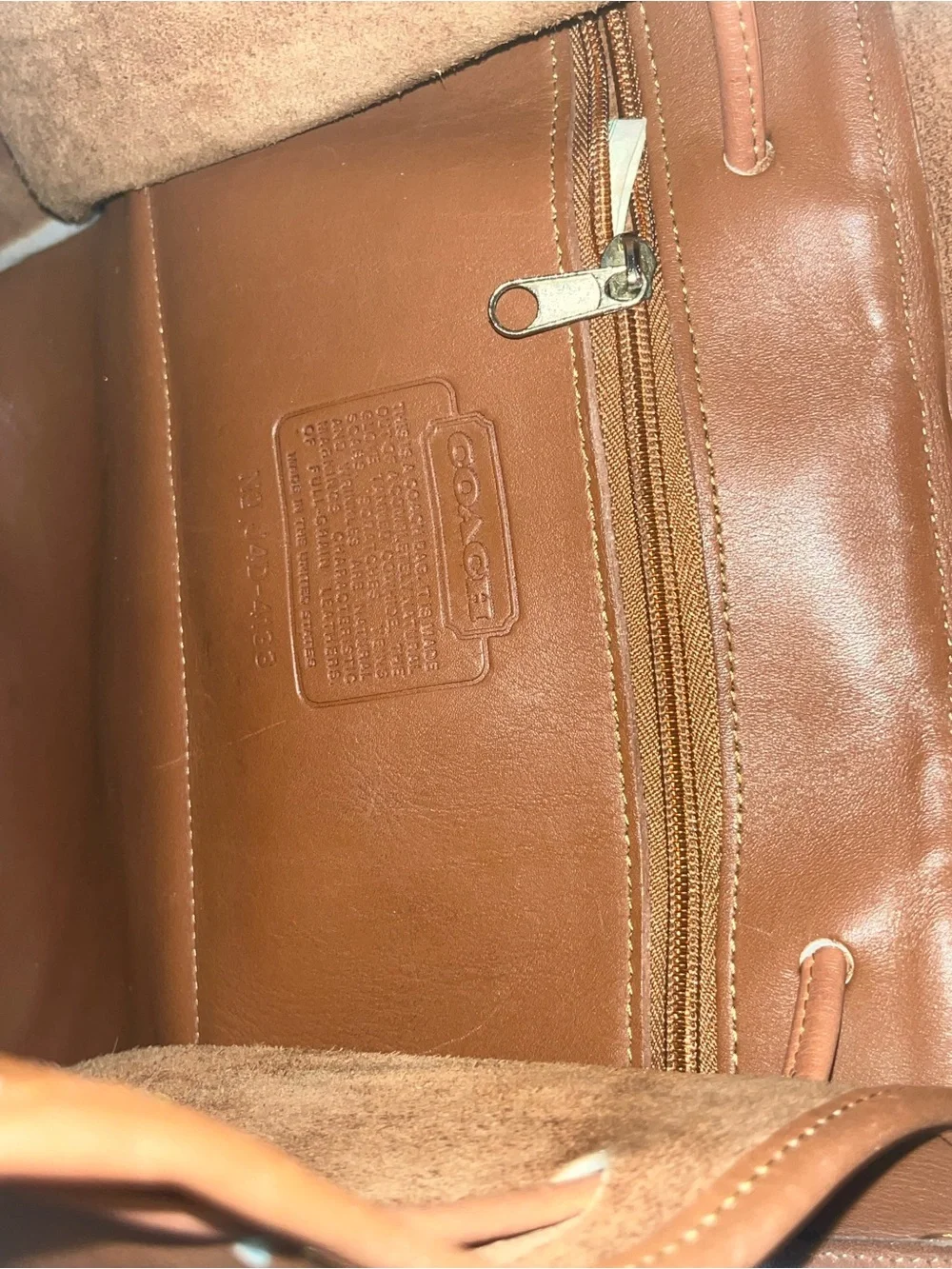 Old Coach Backpack Brown Turnlock  Vintage Leather Made In USA
